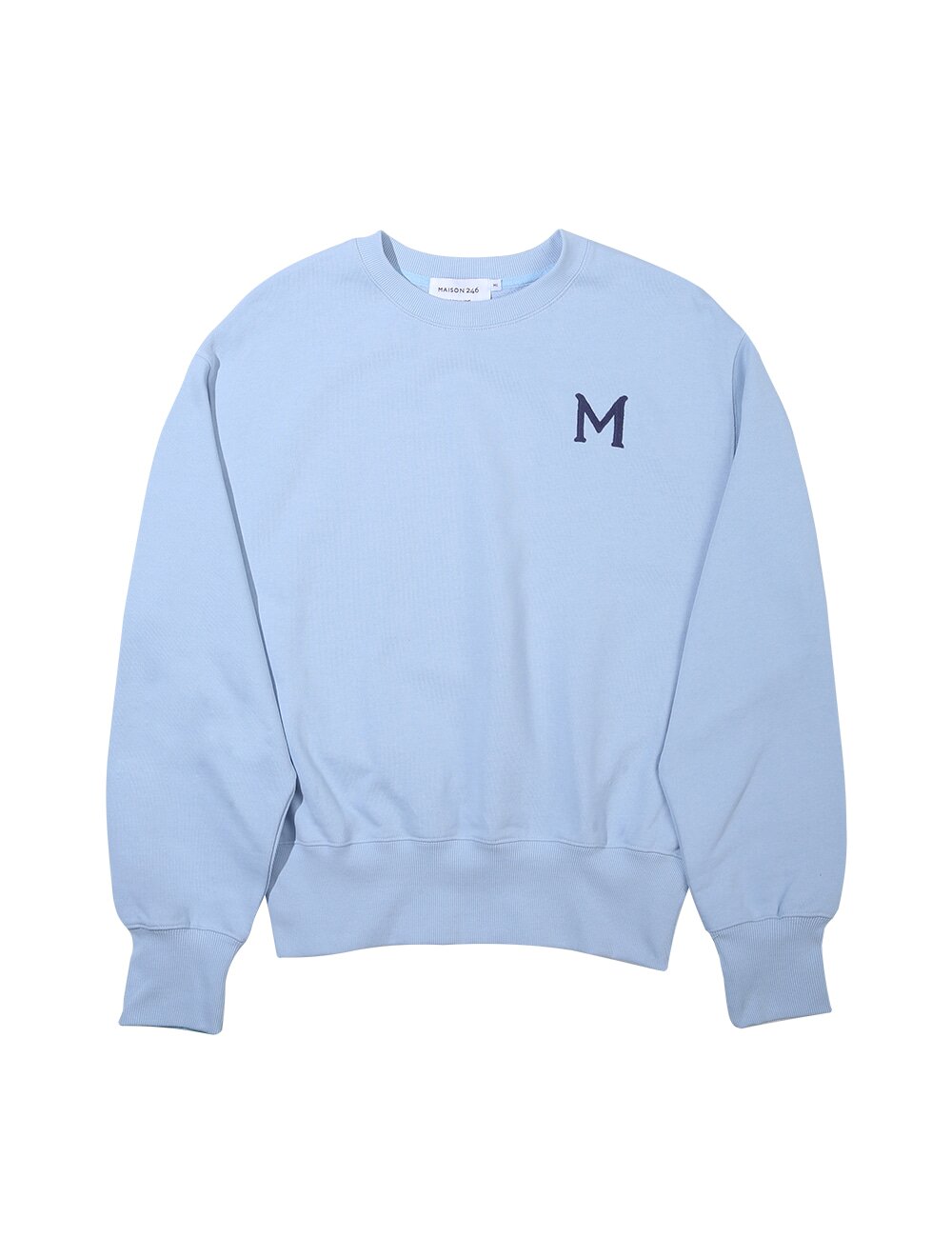 246 M LOGO SWEATSHIRT_SKY BLUE MS003