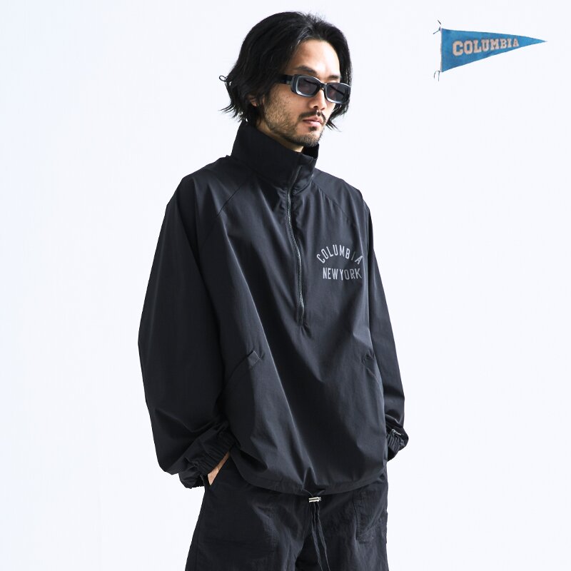 CU NY OVERFIT NYLON ANORAK JACKET 블랙_