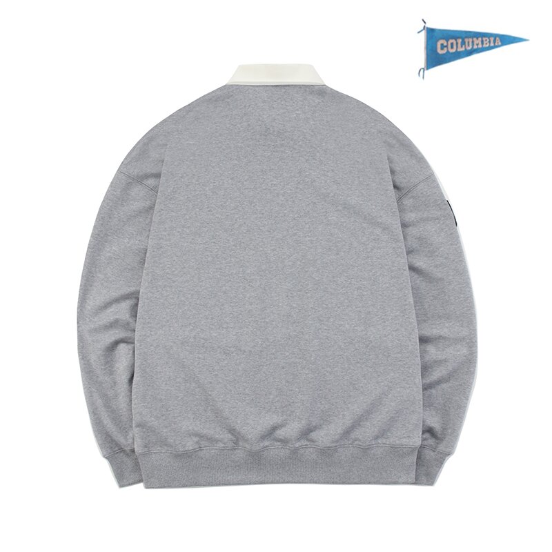 CU TENNIS CLUB TERRY RUGBY SWEATSHITS M.그레이