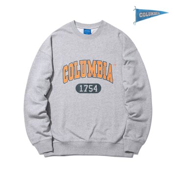 1754 ARCH LOGO LIGHT TERRY SWEATSHIRTS 멜란지그레이