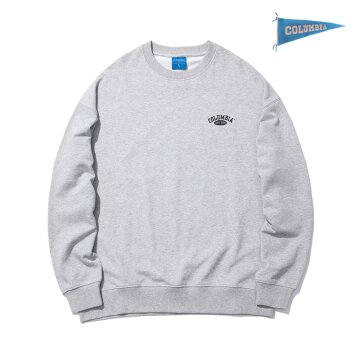 CU ARCH LOGO LIGHT TERRY SWEATSHIRTS 멜란지그레이
