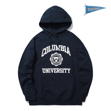UNIVERSITY SEAL LIGHT TERRY HOODIE 다크네이비