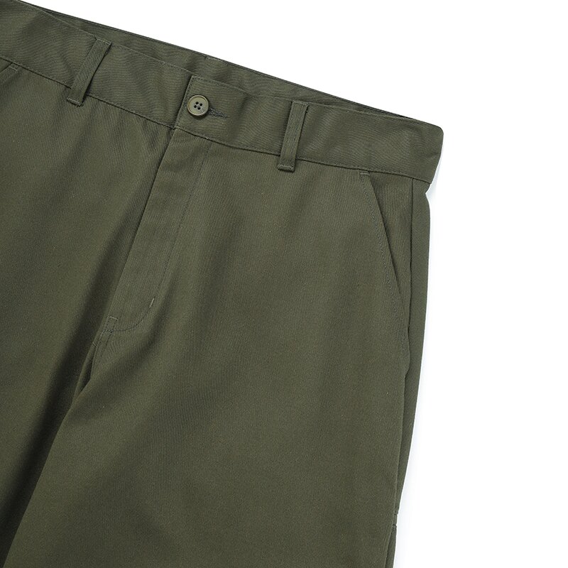 NYC LABEL CP LOOSE FIT DOUBLE KNEE PANTS 다크카키