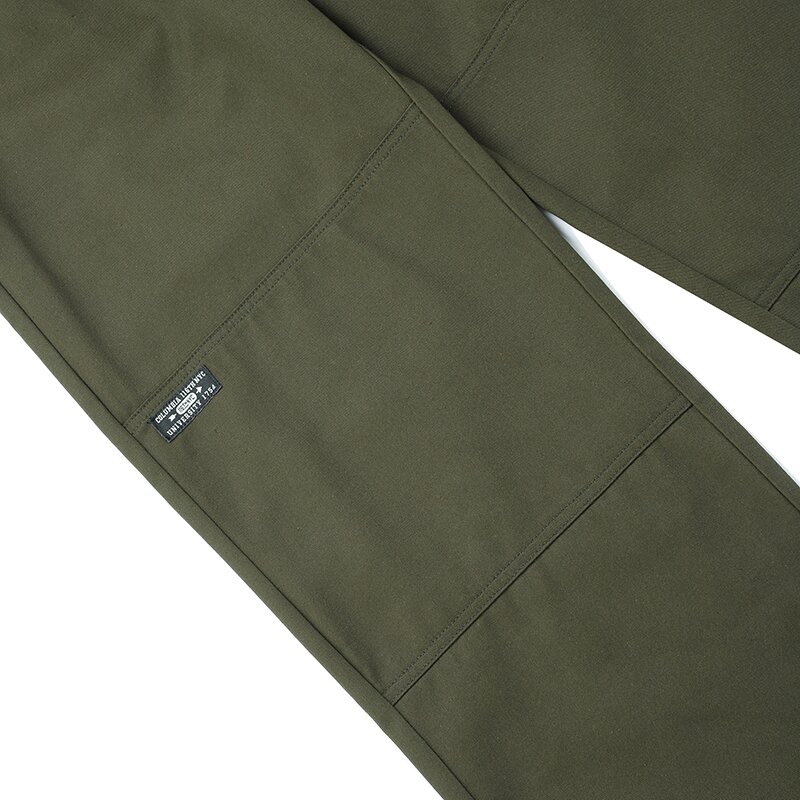 NYC LABEL CP LOOSE FIT DOUBLE KNEE PANTS 다크카키