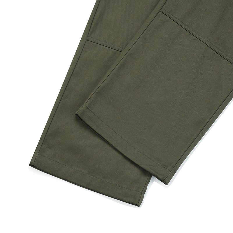 NYC LABEL CP LOOSE FIT DOUBLE KNEE PANTS 다크카키