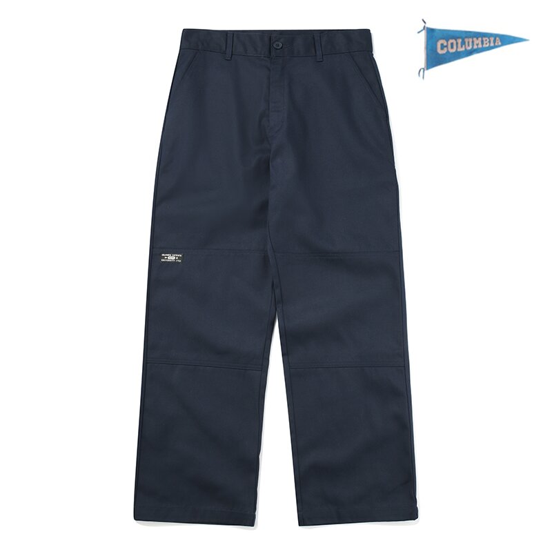 NYC LABEL CP LOOSE FIT DOUBLE KNEE PANTS 다크네이비
