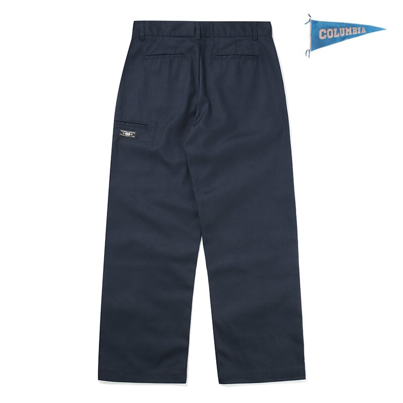 NYC LABEL CP LOOSE FIT DOUBLE KNEE PANTS 다크네이비