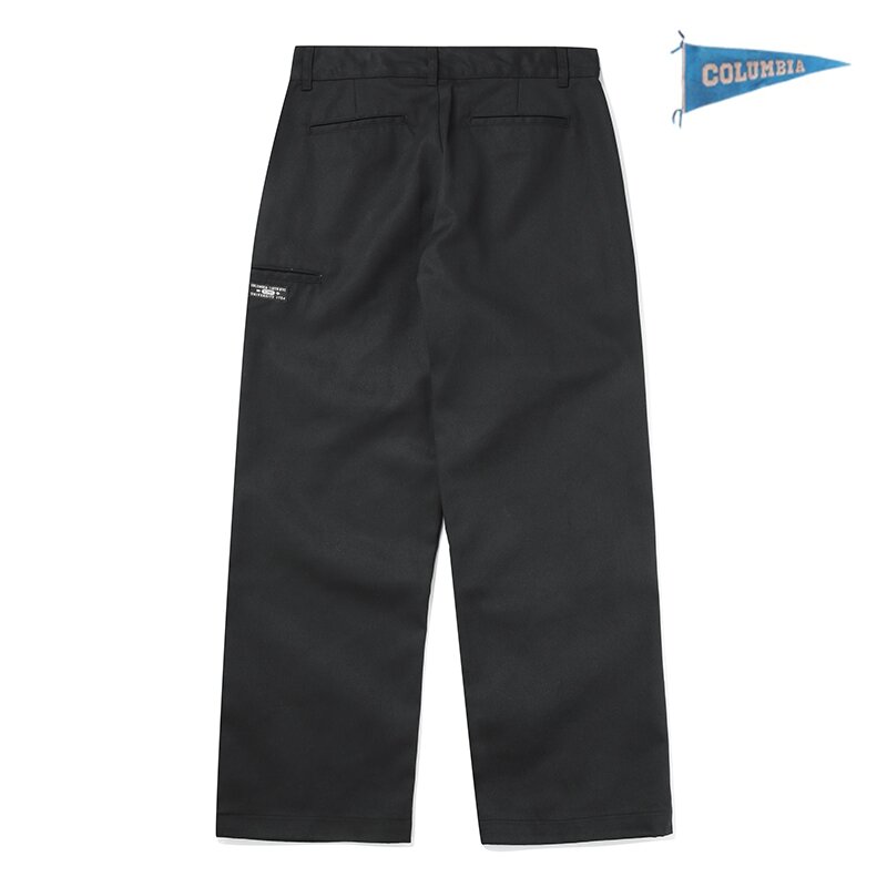 NYC LABEL CP LOOSE FIT DOUBLE KNEE PANTS 블랙