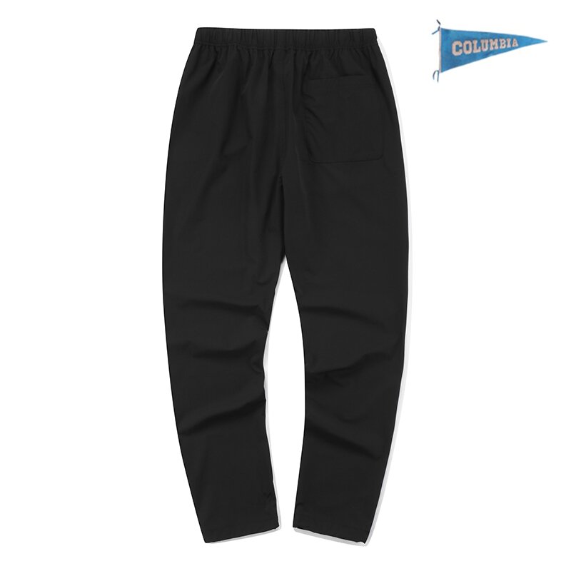 CU NY REGULAR FIT NYLON PANTS 블랙_