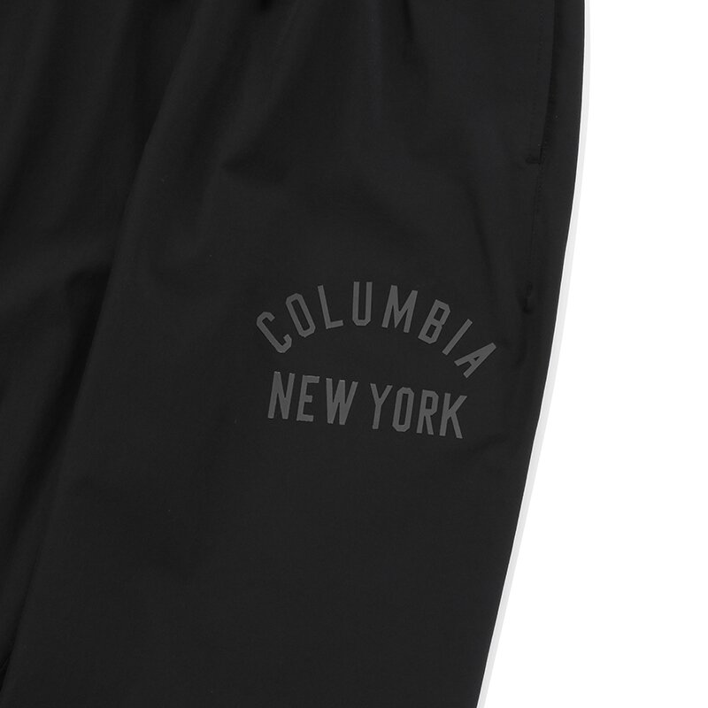 CU NY REGULAR FIT NYLON PANTS 블랙_