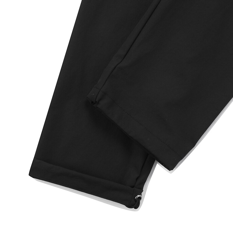 CU NY REGULAR FIT NYLON PANTS 블랙_