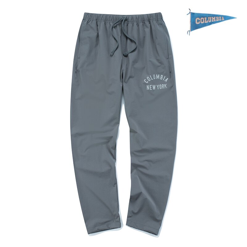 CU NY REGULAR FIT NYLON PANTS 차콜_