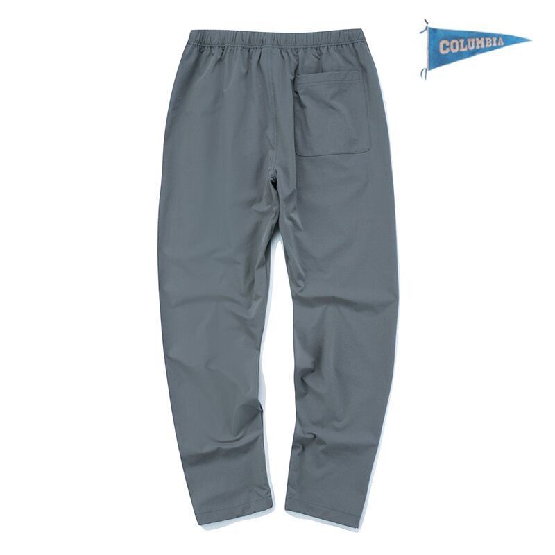 CU NY REGULAR FIT NYLON PANTS 차콜_