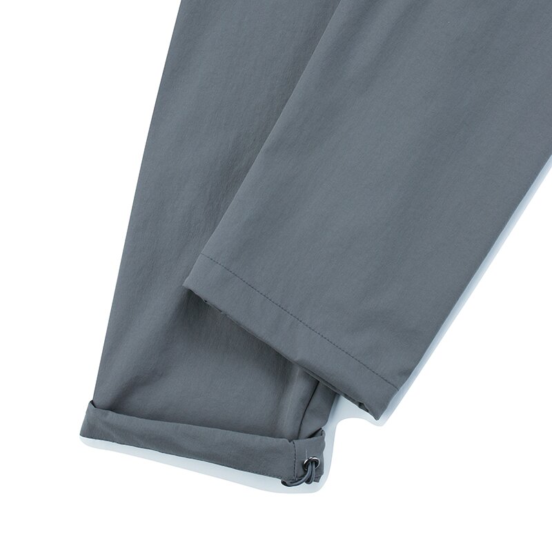 CU NY REGULAR FIT NYLON PANTS 차콜_