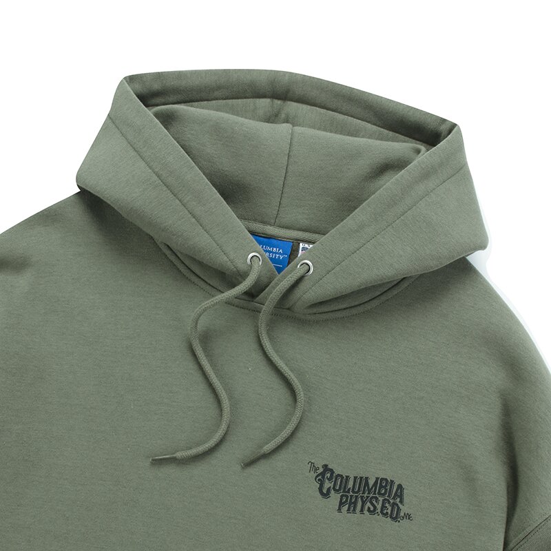CU PHYS.ED. LOGO FLEECE HOODY 카키