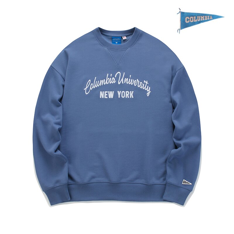 CU NEW YORK CHAIN EMB TERRY SWEATSHIRTS 크라운블루