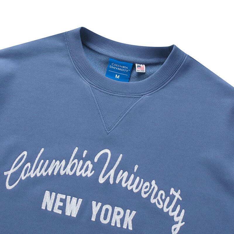 CU NEW YORK CHAIN EMB TERRY SWEATSHIRTS 크라운블루