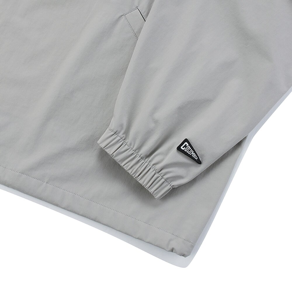 CU NY OVERFIT NYLON ANORAK JACKET 웜그레이_