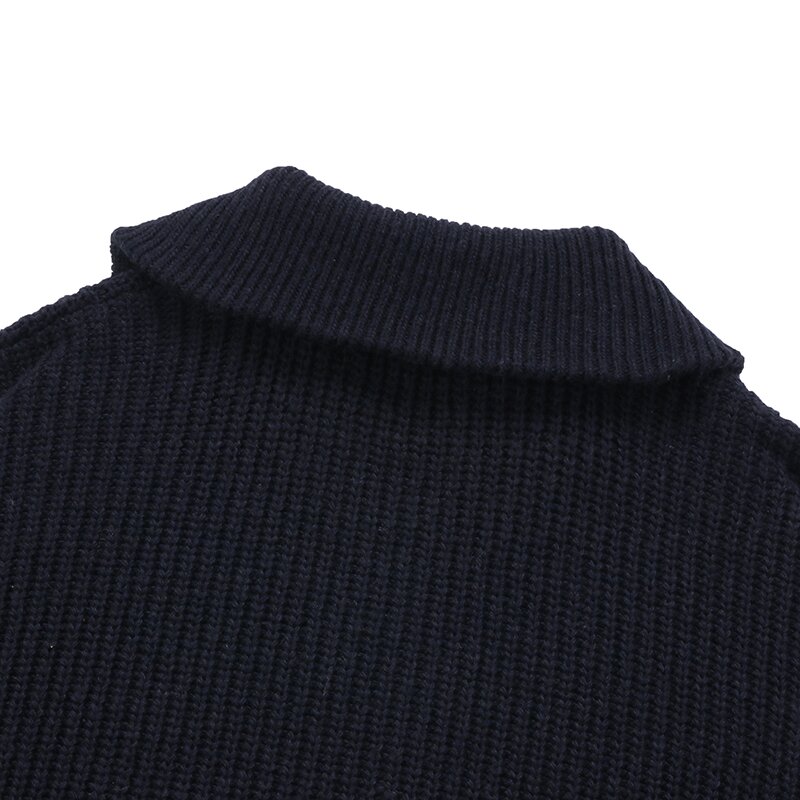 1754 CROWN OVERFIT HALF ZIP-UP SWEATHER 크라운네이비_