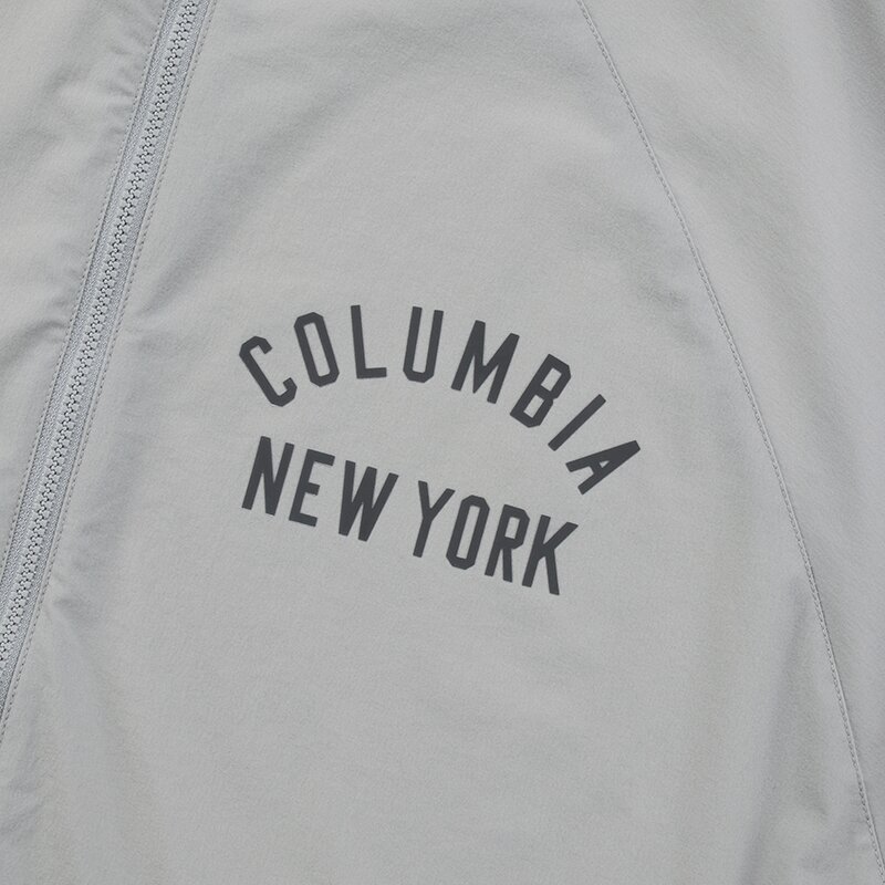 CU NY OVERFIT NYLON ZIP-UP JACKET 웜그레이_