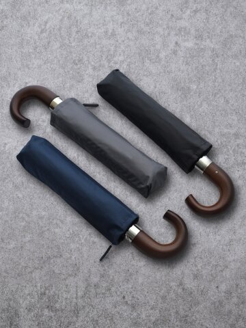 고티바쉬 커브드 그립 3단우산