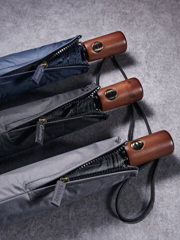 고티바쉬 프리미엄우드 3단 암막우산