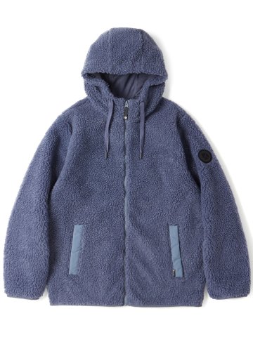 212 보아 후드 플리스 블루
