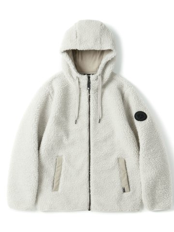 212 보아 후드 플리스 아이보리