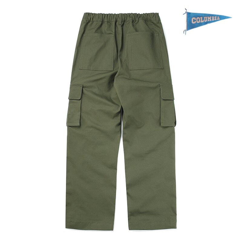 NYC LABEL CP MULTI POCKET LOOSE FIT PANTS 다크카키