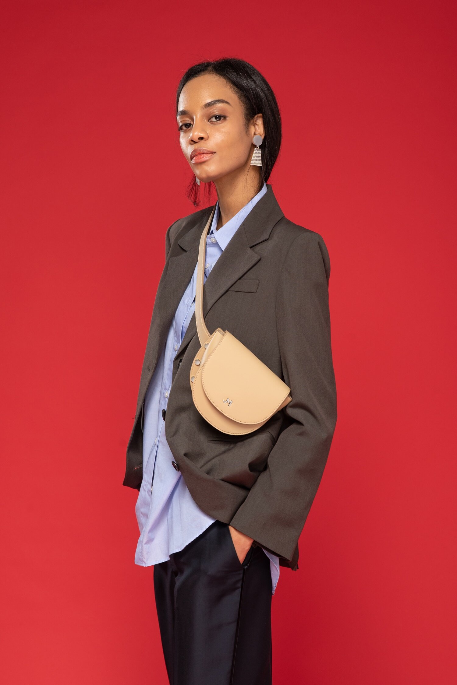 Rachel cross bag - beige