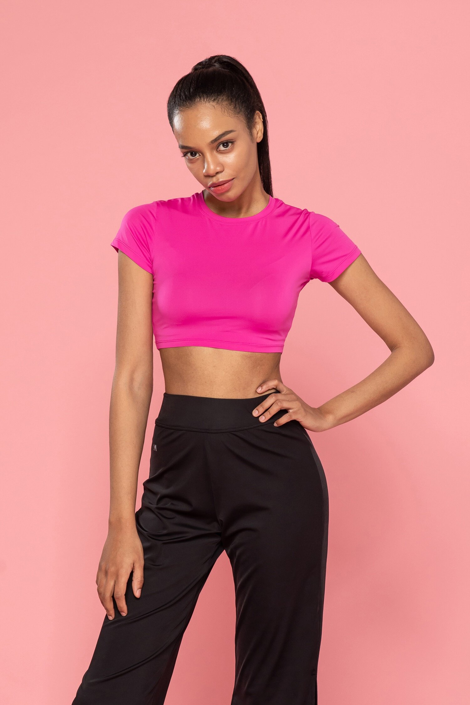 JMARK Cropped top - Hot pink