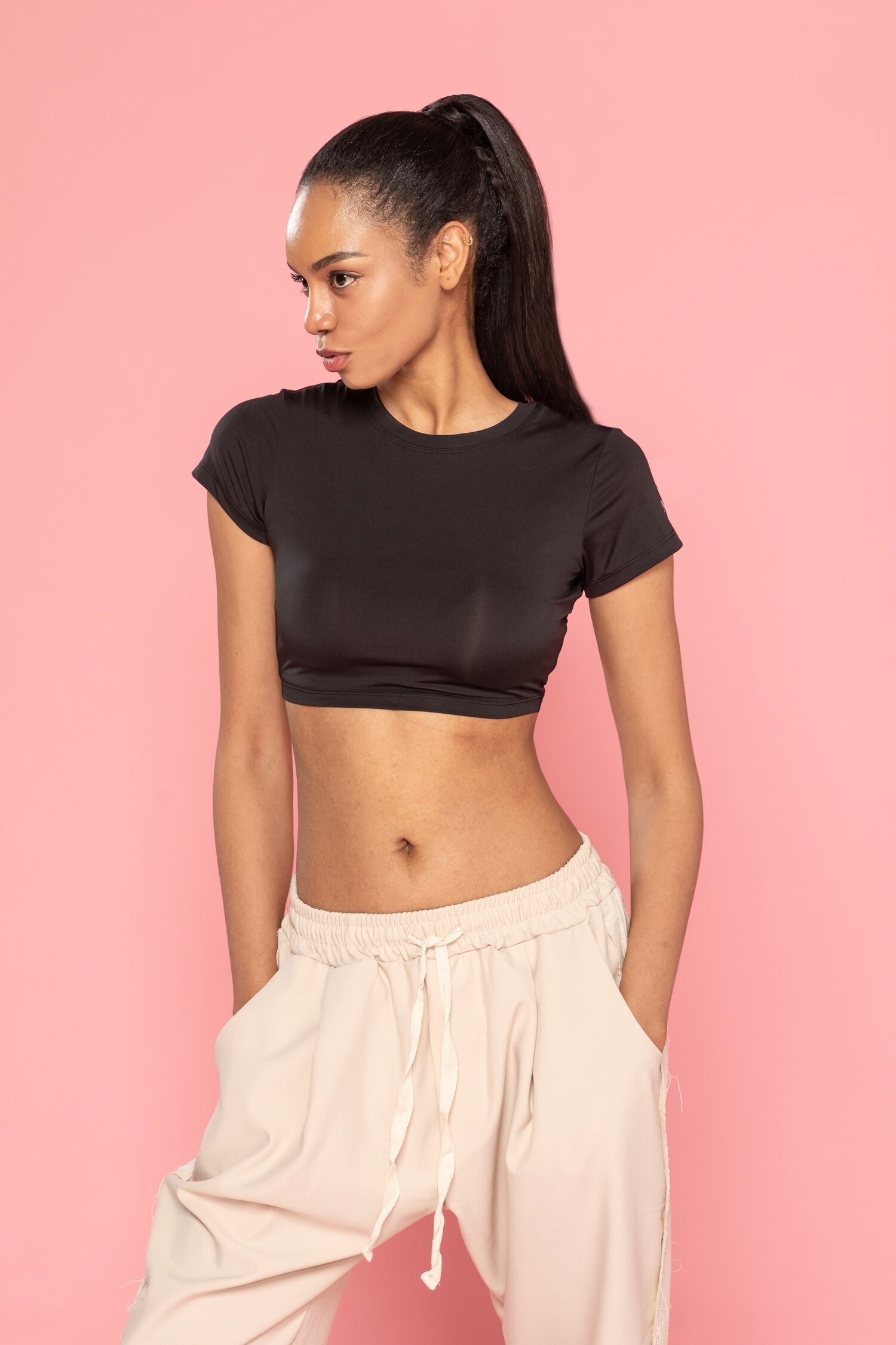JMARK Cropped top -Black
