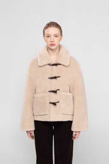 Lambswool classic duffle jacket