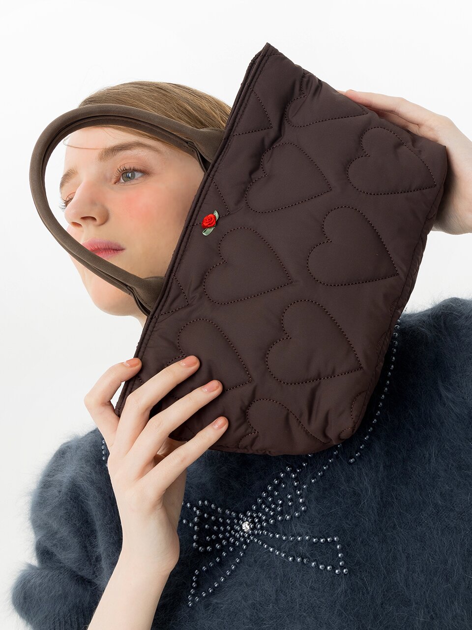Rose Bag [Brown Heart]