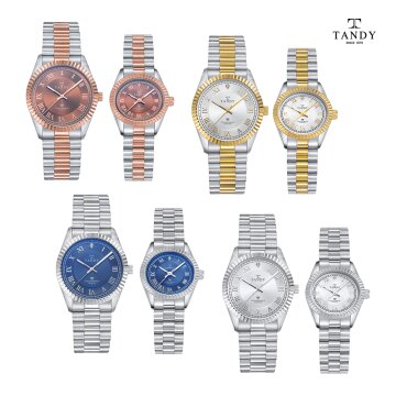 다이아몬드 남녀 커플시계 TS 303(플루티드 베젤) (쇼핑백 증정)