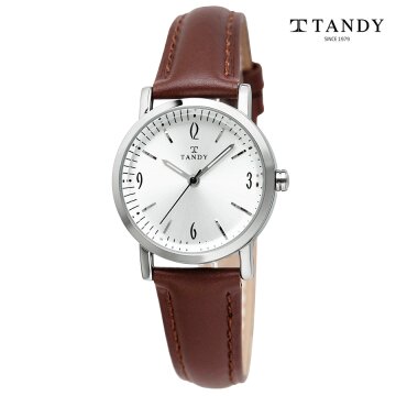 가죽 손목시계 여성용 T-1706F WT/BR