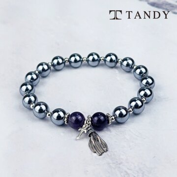 테라헤르츠 자수정팔찌 여성용 TH826