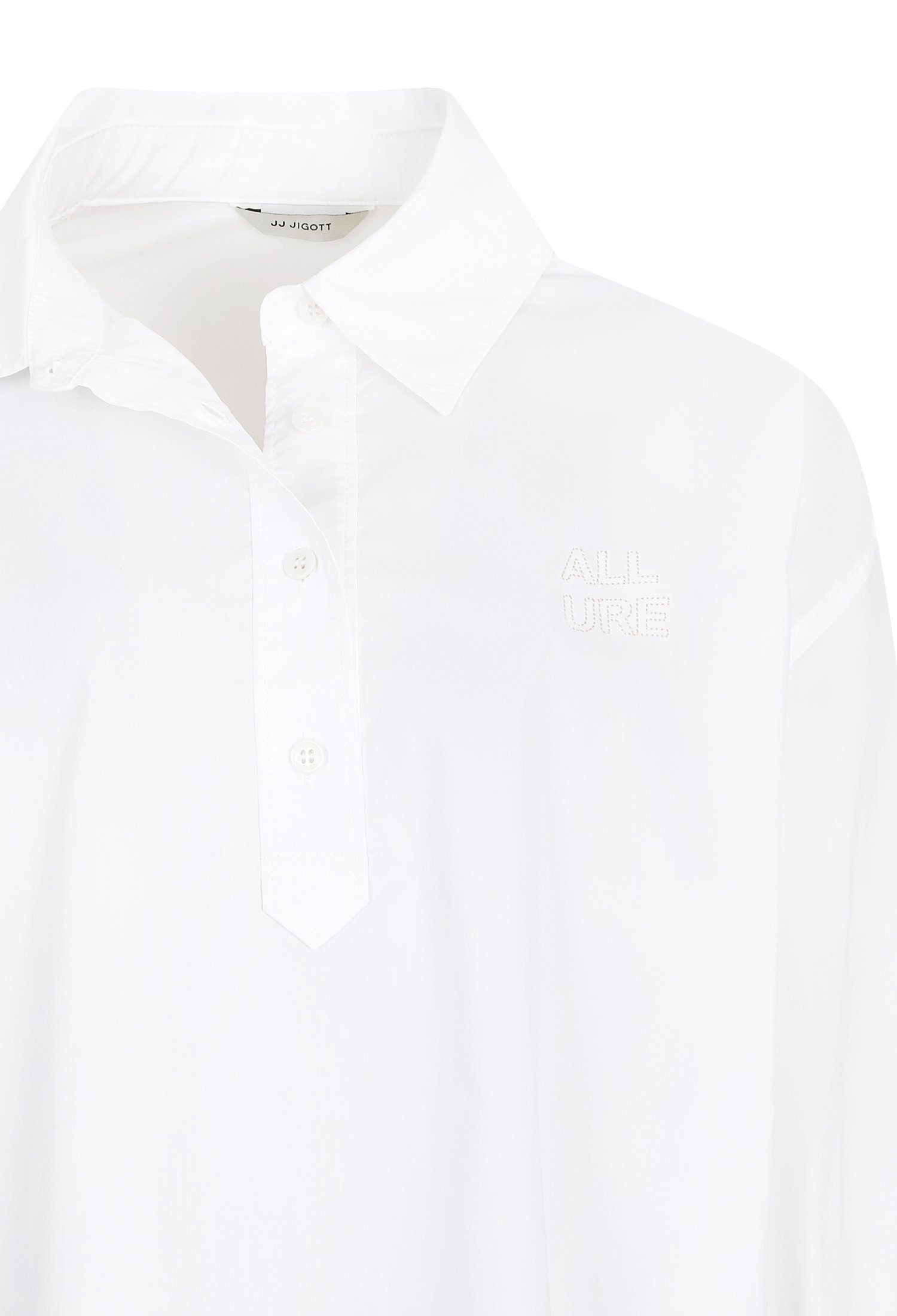 오버핏 칼라 블라우스 (WHITE)