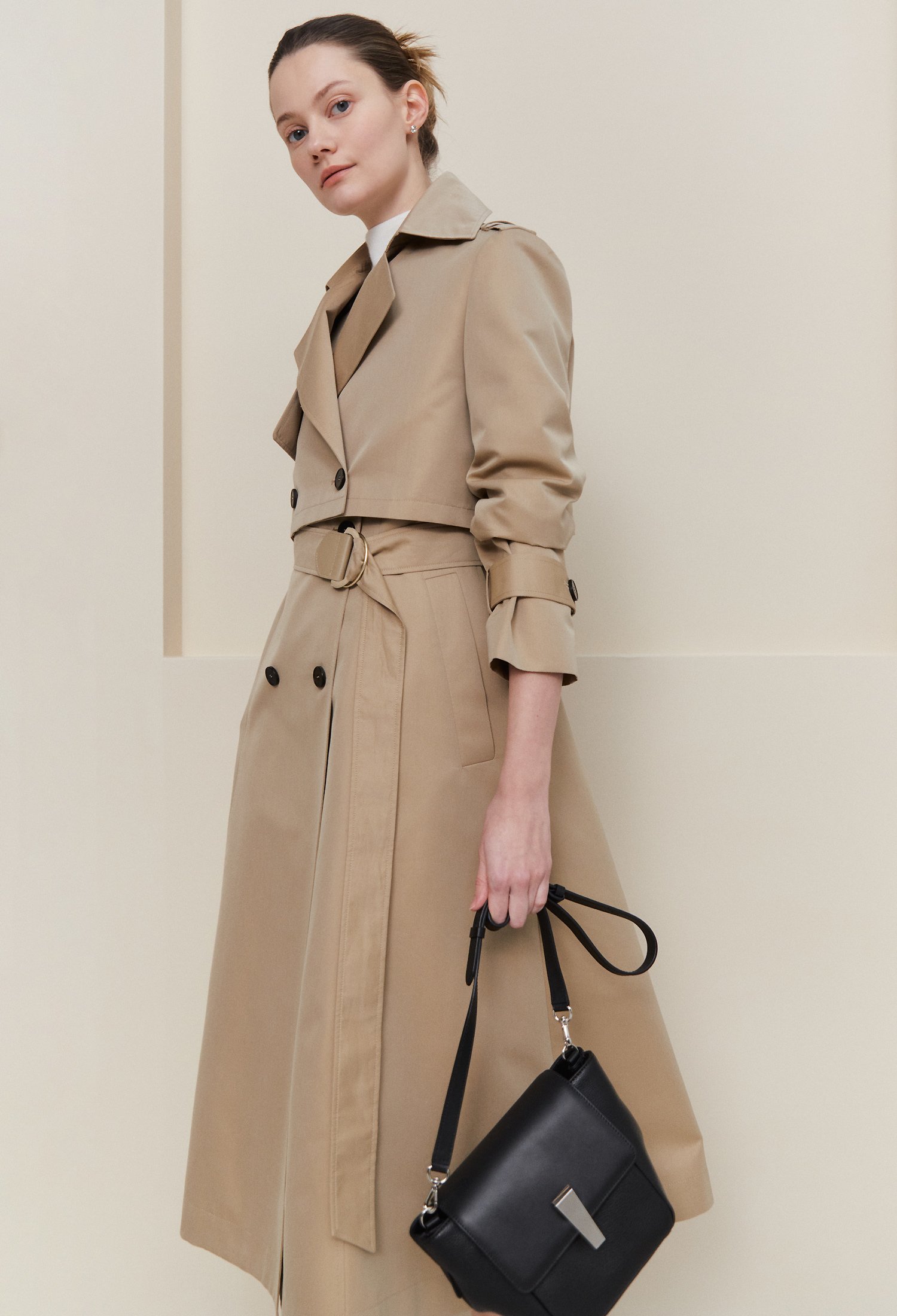 투웨이 트렌치 코트 (BEIGE)
