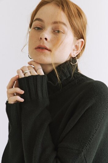 [크램38] GIRONE KNITWEAR NERO