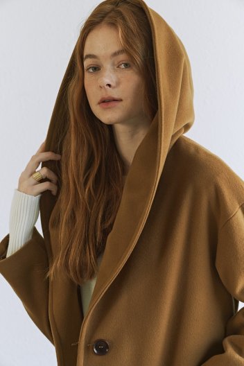 [100% 천연 이태리 소재 명품 코트] AULA COAT CAMMELLO