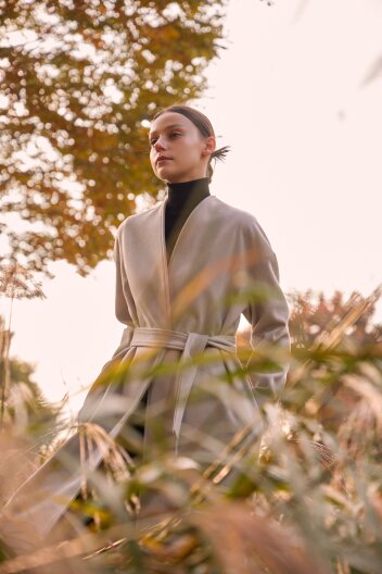 [크램38] DORA DRESSING COAT CACHA               ﻿