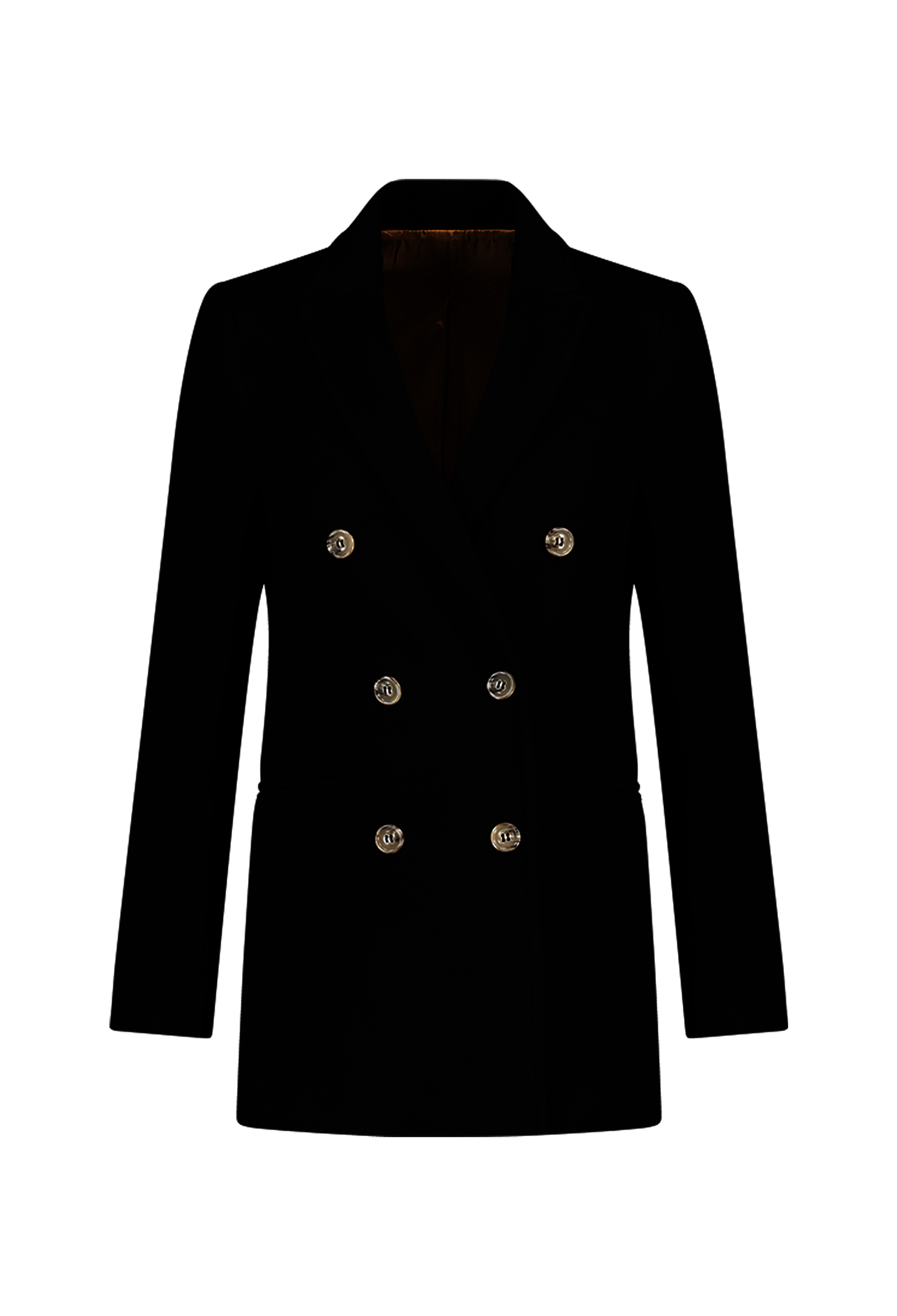 [크램38] AURORA DOUBLE BREAST JACKET NERO