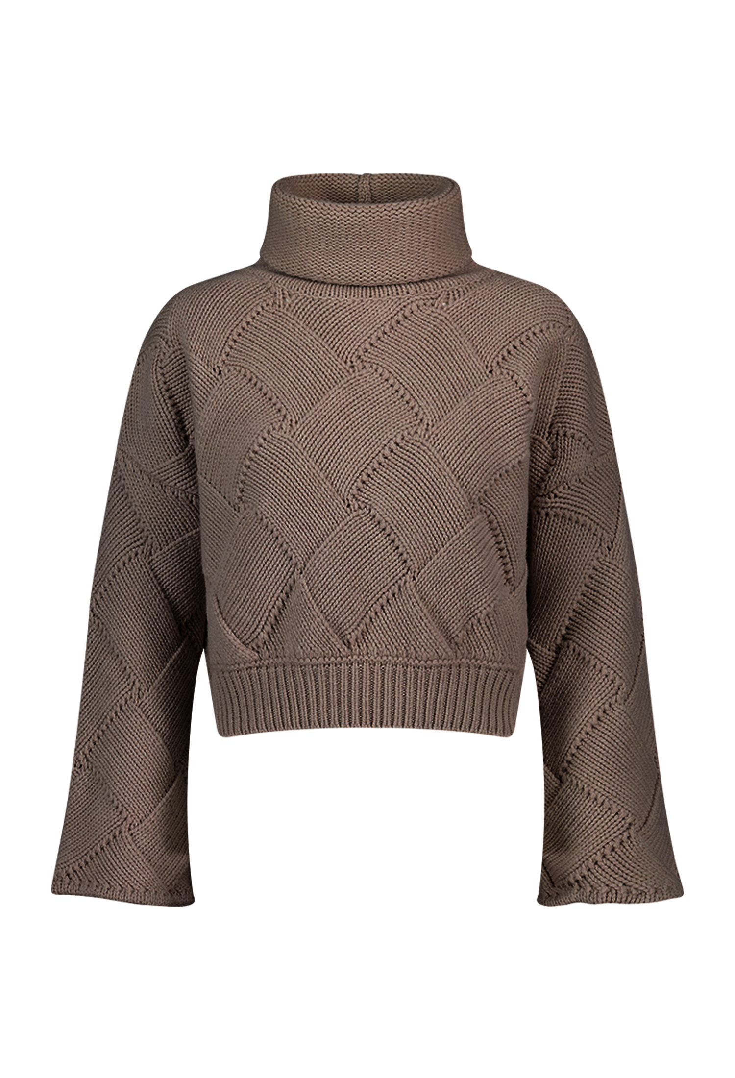 [크램38] LEONORA CROCHET TURTLENECK SWEATER CACHA