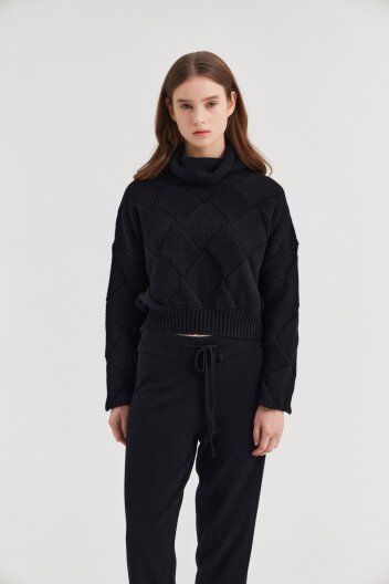 [크램38] LEONORA SWEATER NERO