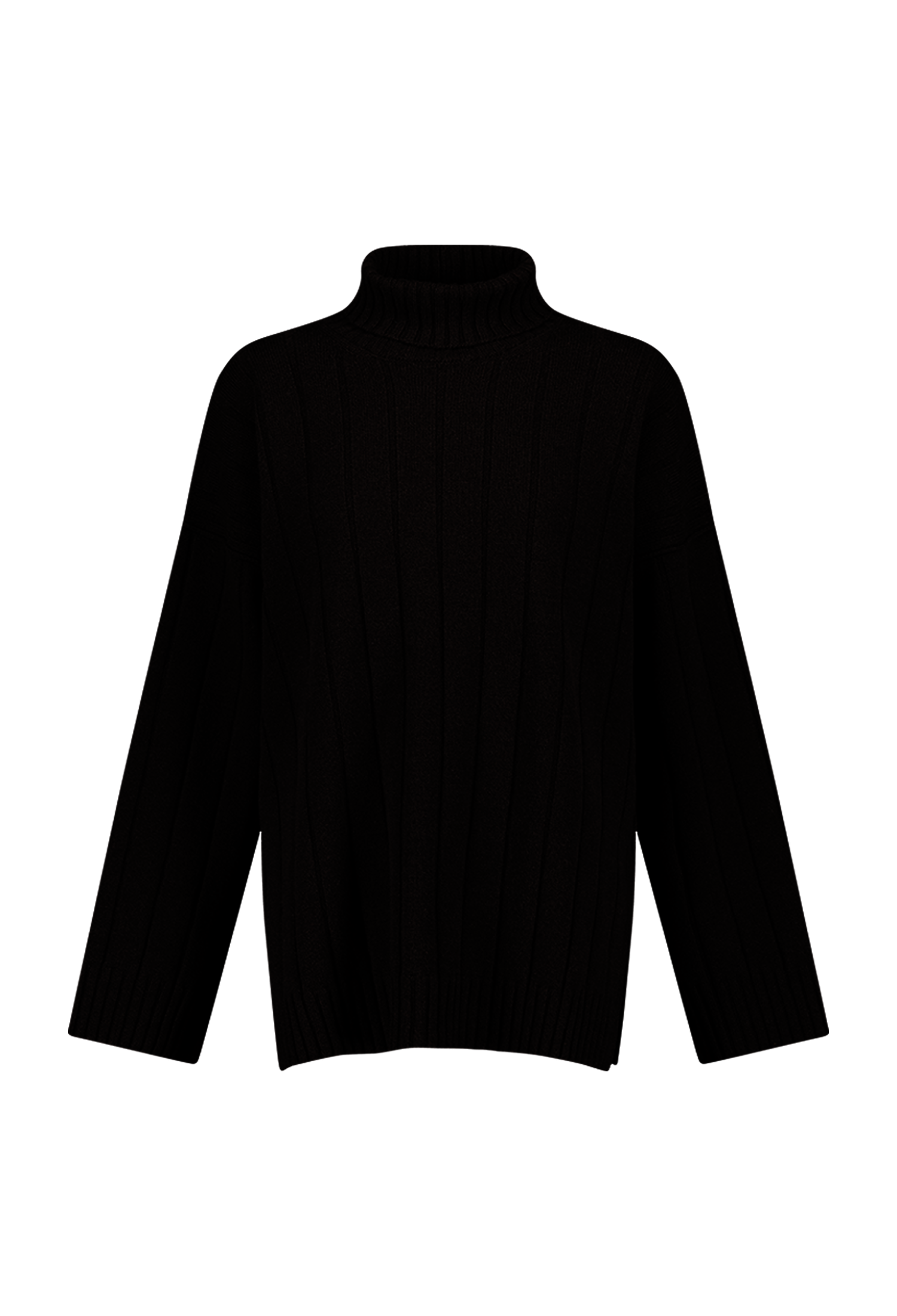 [크램38] FIDULA LARGE RIBBED SWEATER FANGO