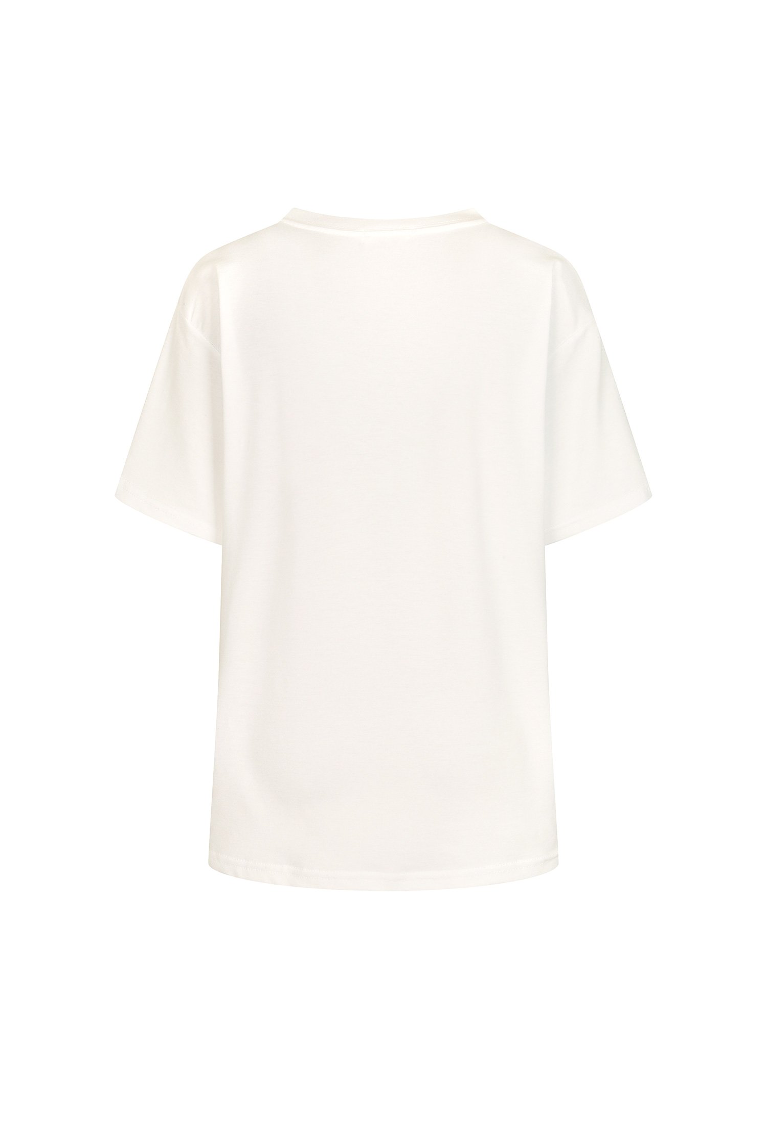 하프 슬리브 레터링 티셔츠 (WHITE)