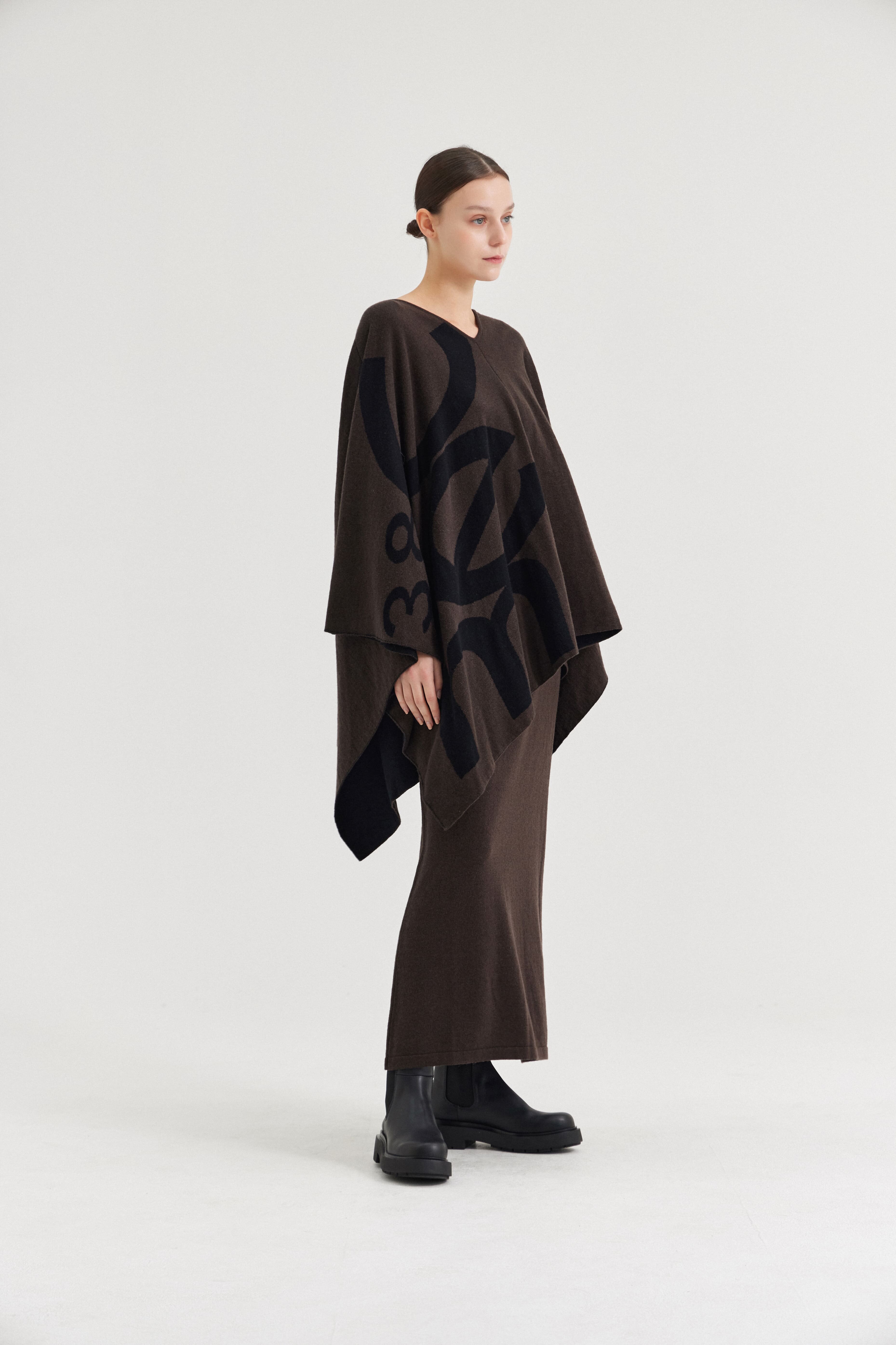 [크램38] ILEANA KNITTED SKIRT FANGO