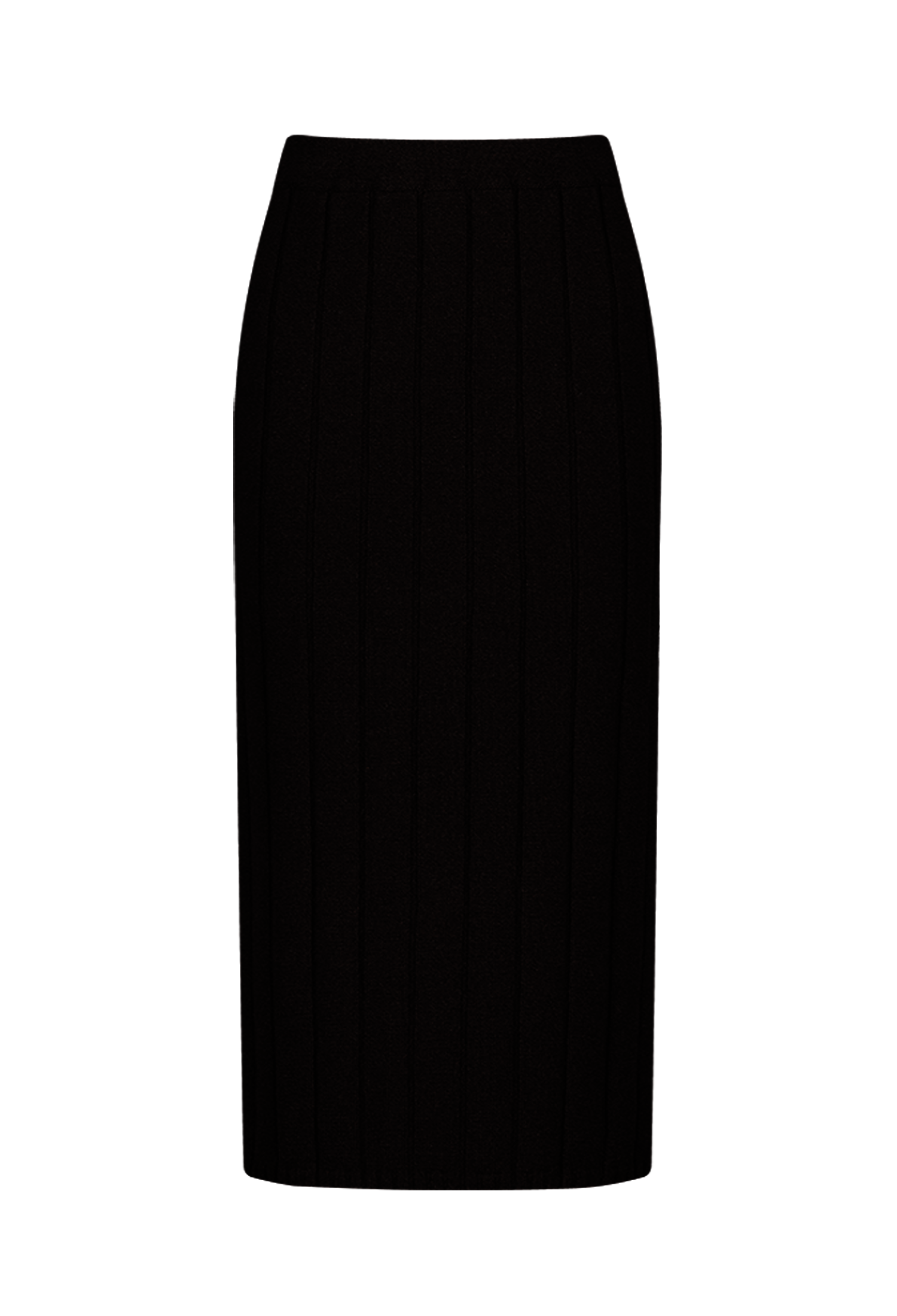 [크램38] DOMENICA RIBBED SKIRT FANGO