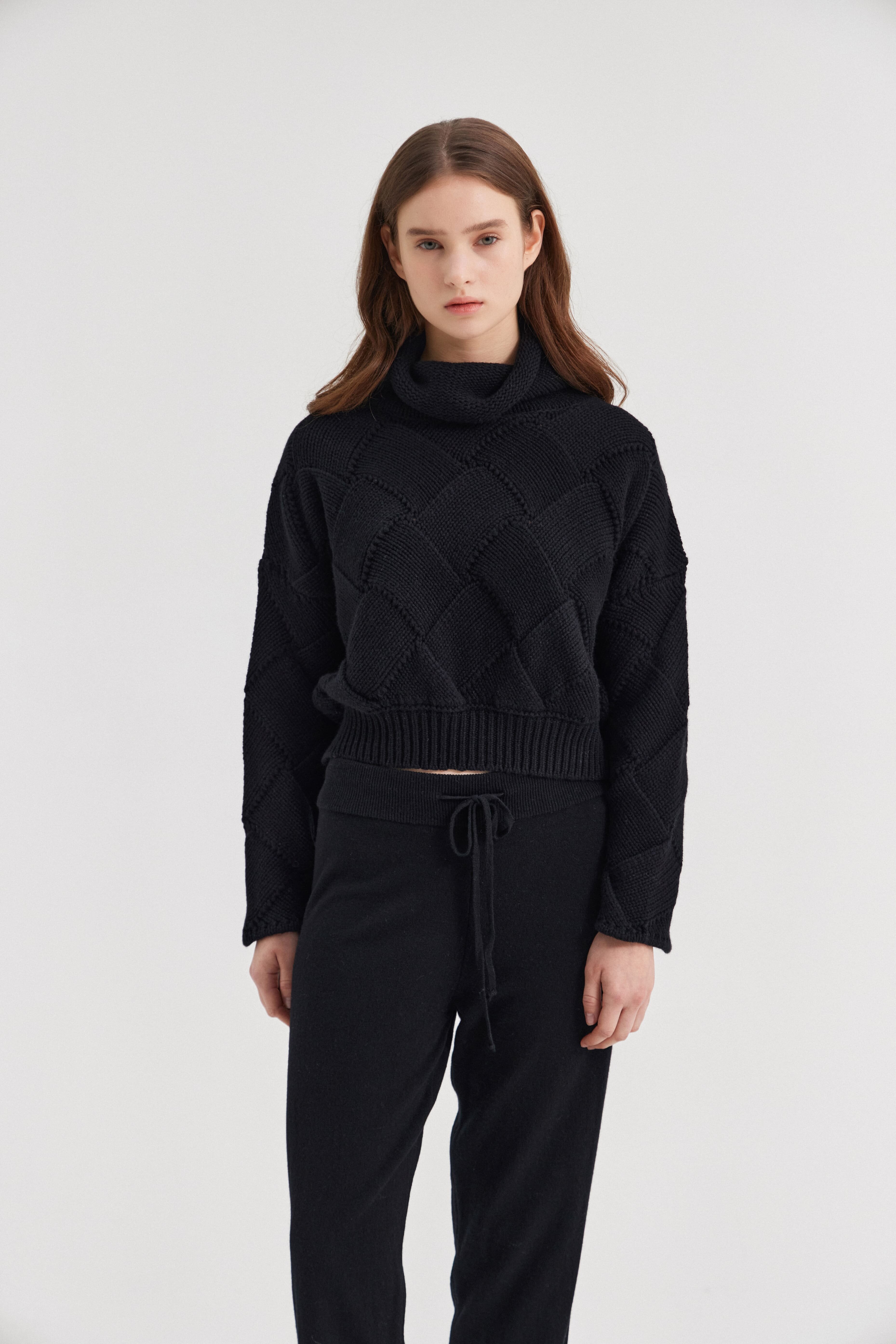 [크램38] ERCOLE JOGGING TROUSERS WITH COULISSE NERO